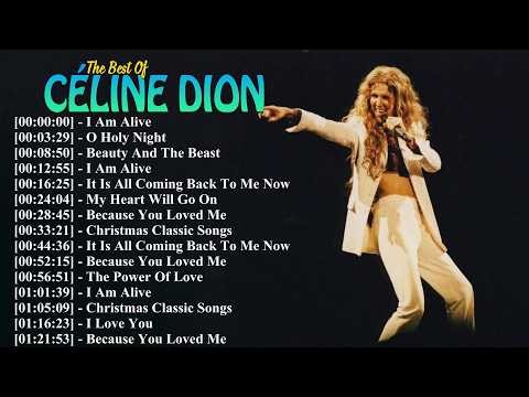 Celine Dion Official Top Songs Playlist 2026