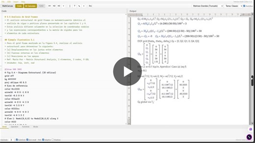 #ingenieriaestructural #hekatan #matrixanalysis #mariopaz #calculoestructural #openengineering #etabs #sap2000 #ingenieriacivil #ecuador #startups #wasmengineering | Jorge Burbano