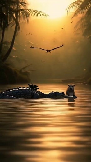 Interesting Stories About Capybara And Crocodile