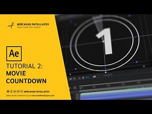 Movie Countdown - After effects tutorial