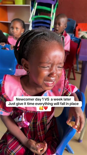 Newcomer day 1 VS a week later Just give it time everything will fall in place 🥰❤️ #newcomer #kids #viral #schoollife #kidsoftiktok