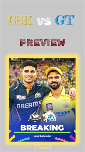 CSK vs GT 🔥 Who Will Win?