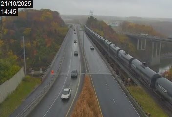 5.7K views | Train heading North detected on camera NEW -- Route 132 at rivière Chaudière [3458] on 2025-10-21 at 14:47:16. Camera location: https://www.openrailwaymap.org/?style=standard&lat=46.736499&lon=-71.282497&zoom=17 | Automated Train Sightings | Facebook