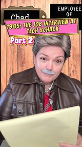 24K views · 1.3K reactions | 1985: Job Interview at Tech Shack Part 2 of 5. Who will be Chad's new Jr Sales Associate? #TECHSHACK #80saesthetic #retrotales #jobinterview | Carmen Q. Gollihar | Facebook