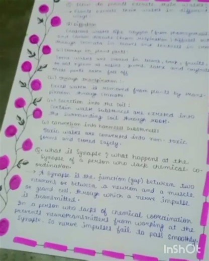 Biology assignment class 10 #borderart #assignment #trending #viral