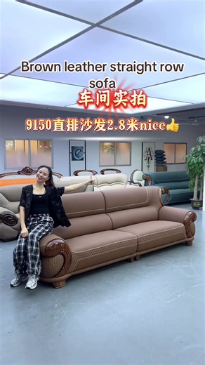 Brown Leather Sofa for Luxurious Living Spaces