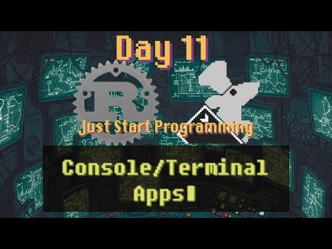 Creating Console/Terminal Apps using Rust Programming + Ratatui - day11