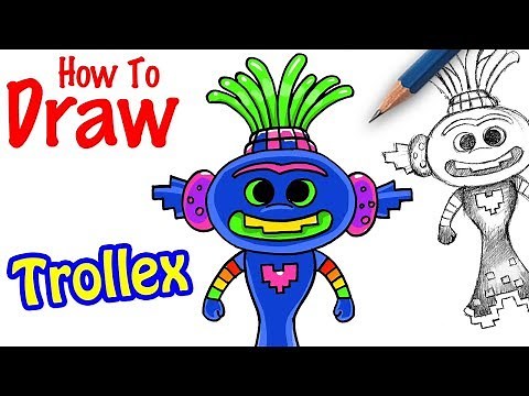 How to Draw Trollex | Trolls World Tour