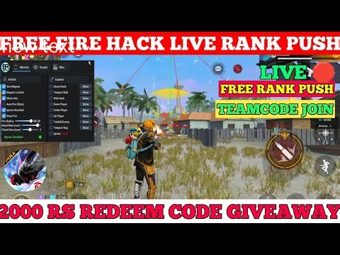 FREE FIRE HACK RANK PUSH | RANK PUSH WITH HACKER | ONEDAY GRAND MASTER | ANTIBAN HACK