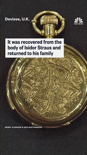 Watch sets record for most paid for Titanic memorabilia