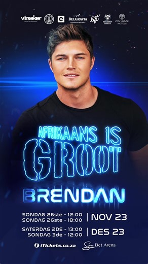 Brendan Peyper by Afrikaans is Groot: Unieke Optrede!