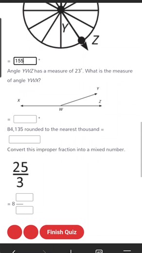 This WARM-UP for standard 4.G.A.1: Draw points, lines, line segments, rays, angles...provides practice with: 1. Parallel & perpendicular lines 2. -×÷ 3. Measuring angles on a protractor 4. Measuring angles within a circle 5. Measuring unknown angles 6. Rounding 7. Converting improper fractions. 🫡No other book provides this type of practice. This is why schools get double digit gains with us EVERY TIME! Parents purchase a subscription for your child now 👇🏾 & cancel anytime. https://johnsonlear
