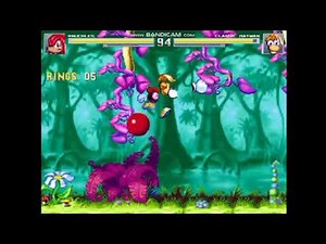 MUGEN - Classic Knuckles (Me) VS Classic Rayman (CPU)