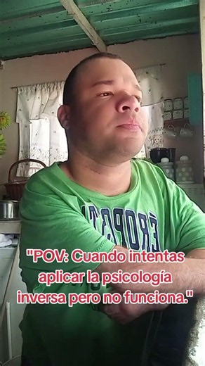 "POV: Cuando intentas aplicar la psicología inversa pero no funciona." #PsicologiaInversa #SalioMal