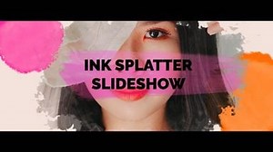 Ink Splatter Slideshow (Portrait) | Renderforest