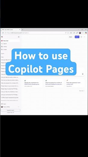 How to use Copilot Pages 📃 #microsoft365copilot #microsoft365