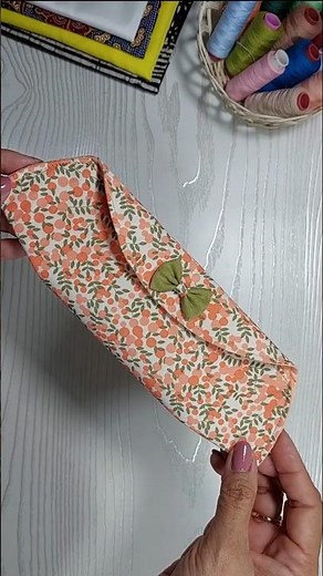 How to Make Eyeglass Case / Sunglass Pouch - Glasses Pouch - Sewing Gift Ideas / DIY Glasses Case