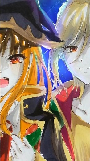 【中1が描く】からぴち🍑映画2人の魔法使い【えと・ミノル】