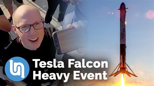 SpaceX Falcon Heavy launch - Tesla secret level event