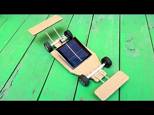 How To Make Solar Powered Car Homemade Electric Solar Car