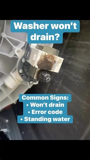 Washer Not Draining? Drain Pump Replacement