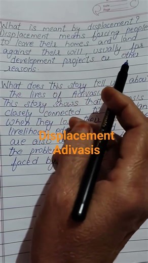 Displacement Adivasis Class 8 civicsUnderstanding Marginalisation chapter7 page82 @jaiambey8418
