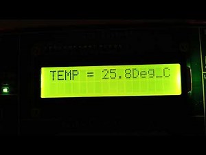 Measure Ambient temperature using a sensor and SPI ADC IC and interface with LPC1768
