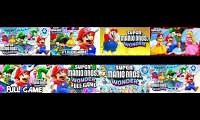 Mix of 8 videos from youtube : Super Mario Bros. Wonder - Full Game Walkthrough