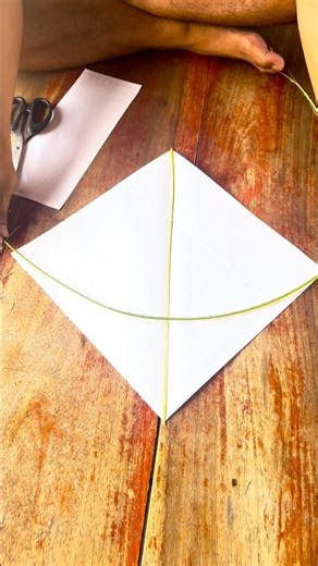 How to make paper kite 🪁 #howtomakekite #howtoflykite #kiteflying #kitefestival #subscribe