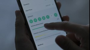 Echo Dot (4th Gen) | Smart speaker with clock and Alexa | Glacier White with Wyze Color bulb