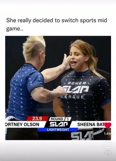 😳😳 had her doing front flips 😂😂#slapfight #tiktok #fun #competition