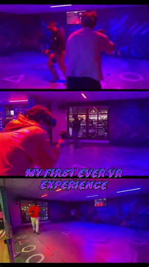 we played virtual reality games it was alot of fun #fyp #pakistan #foryoupage #gaming #funny