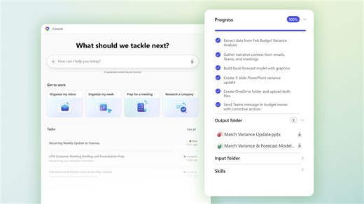 Copilot Cowork: Now available in Frontier