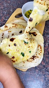 Garlic Naan😍✨ #garlicnaan #flatbread | Grace The Cookist