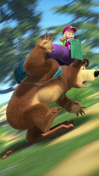 Ah, Tourists… 🧢🏕️ #Shorts #mashabeareng #mashaandthebear #BigHike #tadaboom #songsforkids #kids