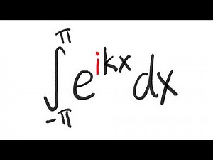 the complex integral of e^(ikx) from -pi to p (needed for complex Fourier series)