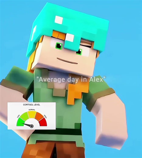 "Low Cortisol" | Alex Edit | Alex and Steve (Minecraft Animation) | Titanium x Please me (Slowed)