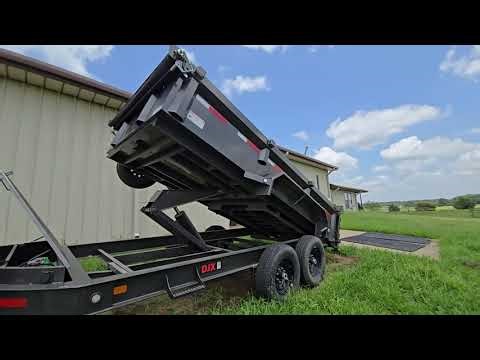 2022 MAXXD BD14 Heavy-Duty Dump Trailer with 14K GVWR and Tandem Axles - Auction on 8/12/2025