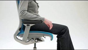 Steelcase Think Leather Chair, Camel