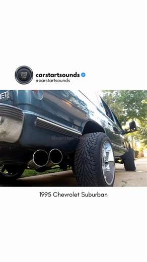 carstartsounds on Instagram: "1995 Chevrolet Suburban 6.5L Turbo Diesel · Engine: 6.5L Detroit Diesel V8 Turbo · Power: 190 HP @ 3,400 rpm · Torque: 515 Nm @ 1,800 rpm · Transmission: 4-Speed Automatic · Drivetrain: Rear-Wheel Drive (RWD) · 0–100 km/h (0–62 mph): ~12.5 sec · Top Speed: ~160 km/h ——— About the vehicle: The 1995 Chevrolet Suburban is built around a traditional body-on-frame chassis paired with the legendary 6.5-liter Detroit Diesel V8. Designed as a heavy-duty full-size SUV, the S