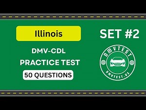 Illinois DMV CDL Test 2025 | 50 Real Practice Questions | Class A – CDL Knowledge Test 2