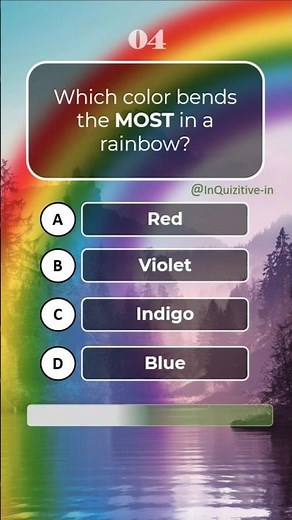 🌈 Rainbow Quiz- Don’t miss the bonus question😉 #shorts