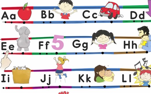 【ELF Learning美国幼儿园英语启蒙动画片】300集 字母发音教学