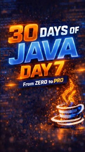 Day 7 | Where Java Actually Starts 👀