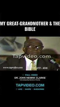 My Great-Grandmother & The Bible — Dr. Clarke