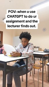 Wahala for who use CHATGPT do assignment #reelsviralfb #reelsvideoシ #reelsviralシ | Sylvia's Empire