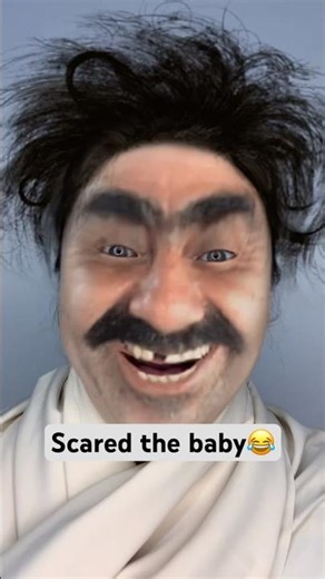 How masks soothe a crying baby 👶🤣 #funny #youtubeshorts