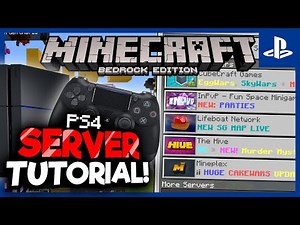 How To Join Minecraft PS4 Server in Bedrock! 🤯 Minecraft Bedrock Tutorial