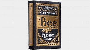 Bee Gold Stinger Playing Cards