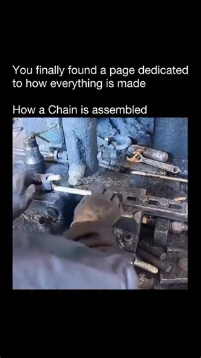 How Everything Is Made on Instagram: "Steel chains may look simple, but they’re the result of a precise, multi-step manufacturing process designed for strength, consistency, and durability. It begins with high-grade steel wire, which is drawn through a series of dies to achieve an exact diameter. The wire is then cut into uniform lengths and bent into individual links. Each link is mechanically or electrically welded closed to ensure structural integrity, especially for chains designed to handle